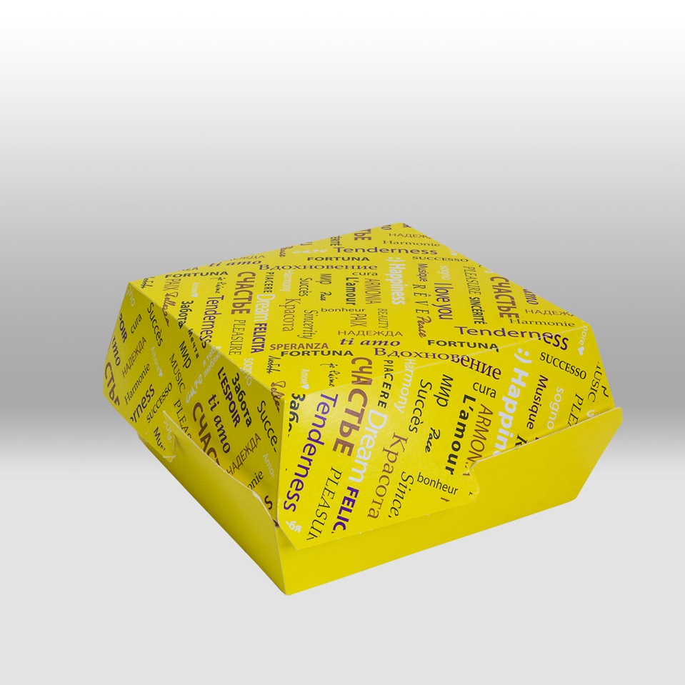 Paper Boxes for burgers and nuggets Fiesta Papperskopp